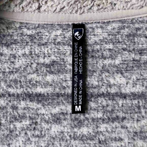 KUHL Women’s Gray Marled Quarter Zip Fleece Pullover – Size M - Picture 5 of 10